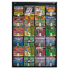 12 Game Ticket Menu Board - Taped  404001639	